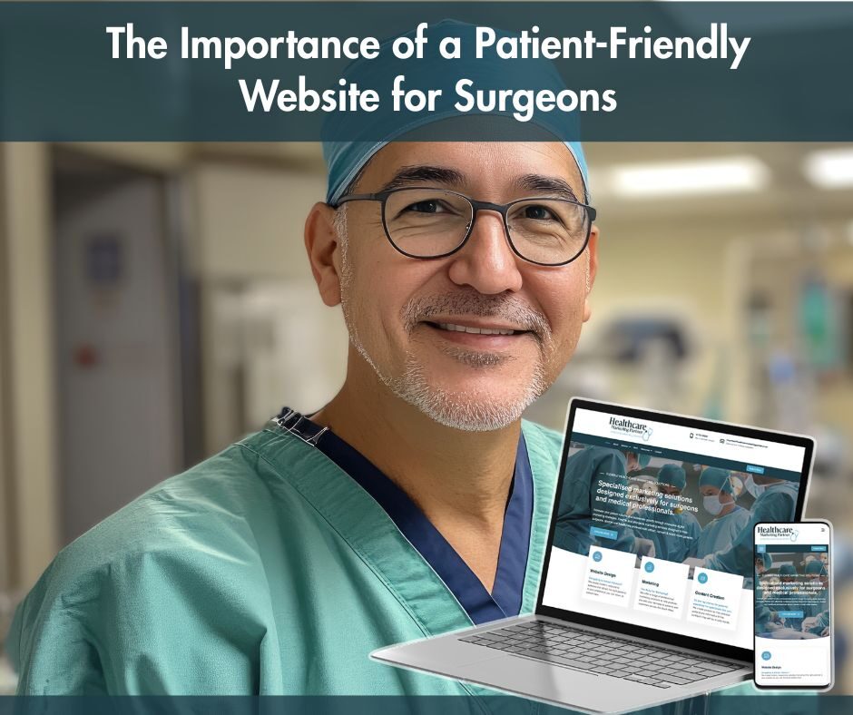 The Importance of a Patient-Friendly Website for Surgeons | Healthcare professional in surgical gear at hospital setting.